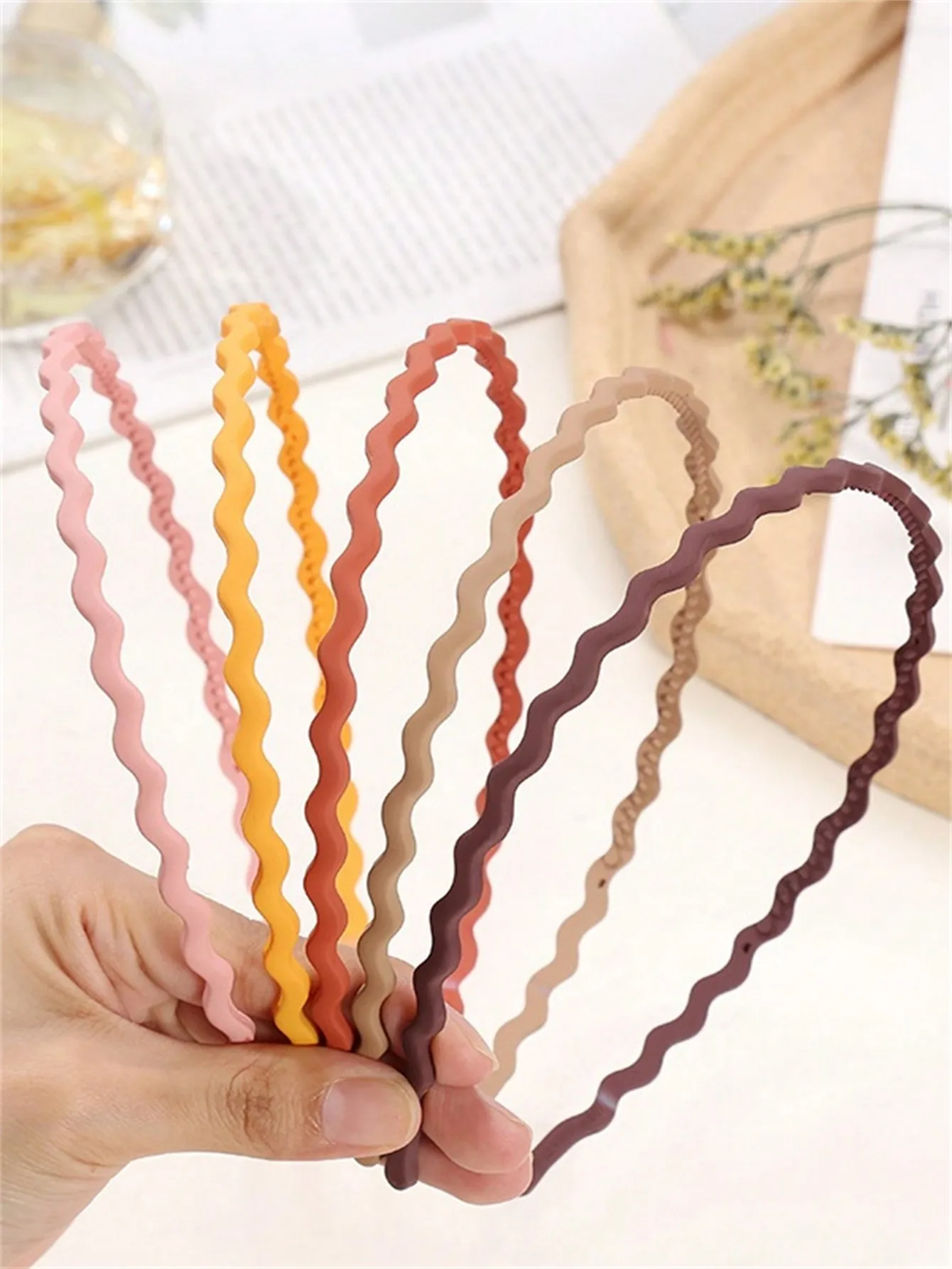 5 hair bands Wave women simple face wash with teeth headband temperament everything fine pressure hair clip headwear