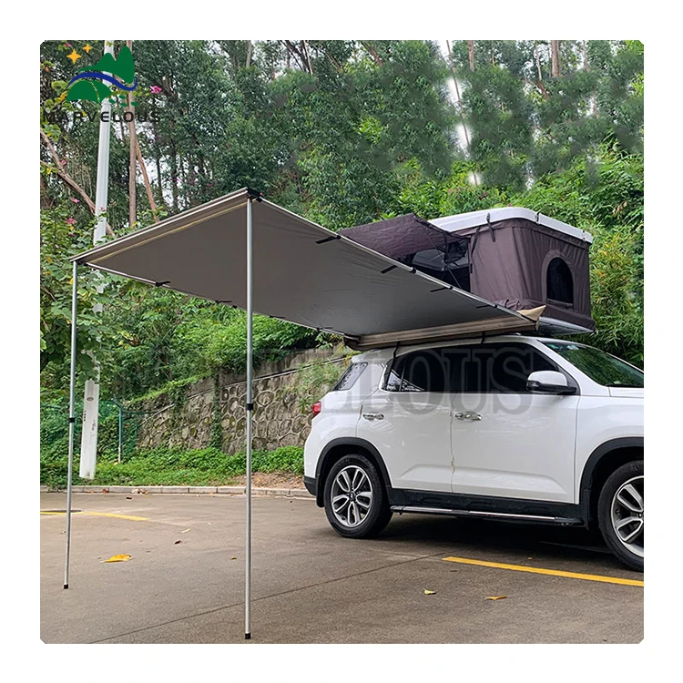 

STLF Car Roof Tent Side Awning Retractable Aluminum Sun Shelter Tenda Da Tetto Per Auto for Camping Sun protection