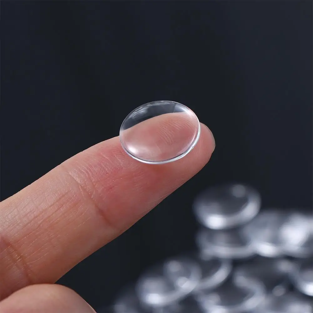 Crafts Jewelry Making Clear Glass Doll Eyeballs 14mm Flat Back Glass Doll Eyes Glass Eye Chips Blyth Doll Eyes Doll Eye Patch