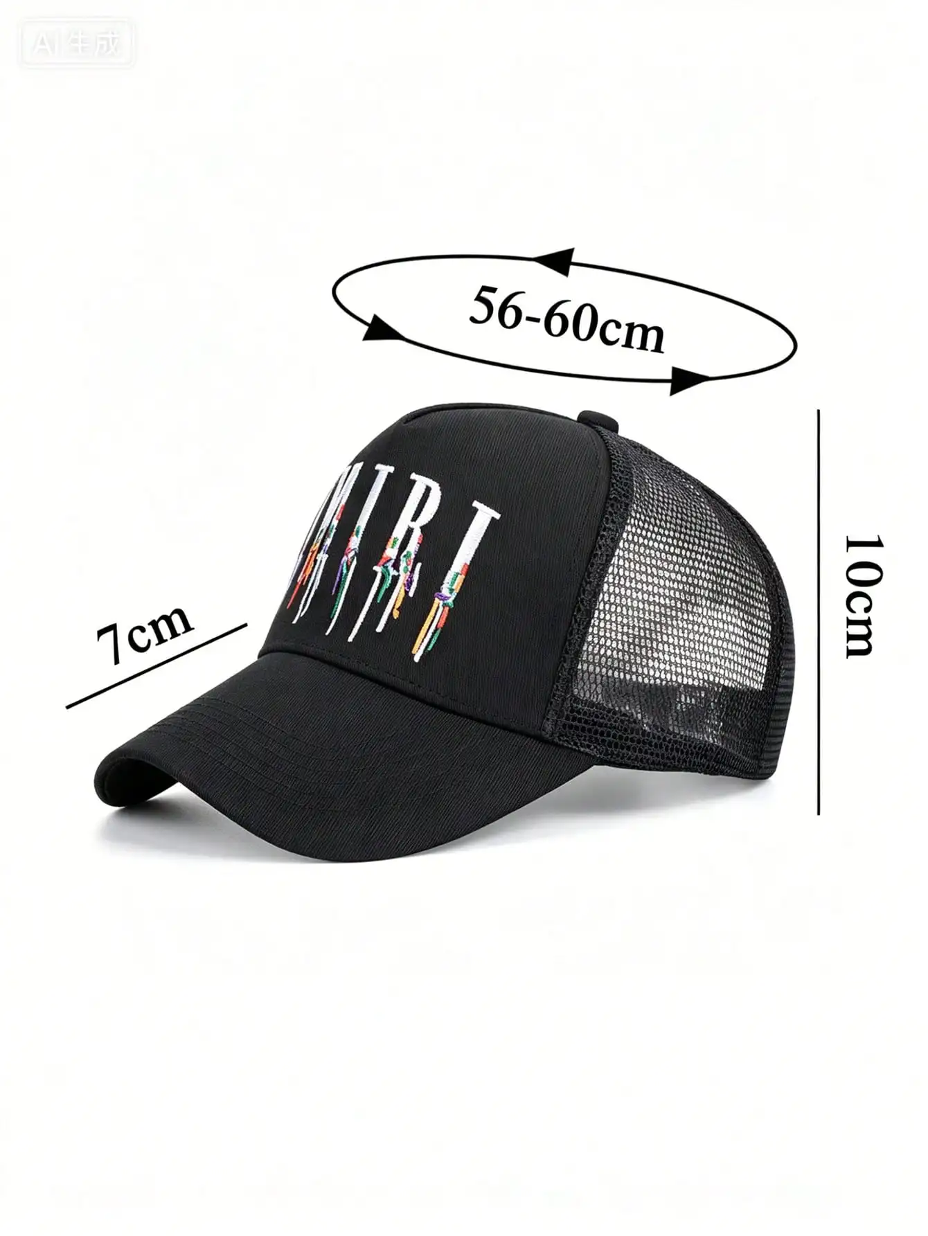 1 Piece of Letter Trucker Cap, High Street Hip-hop Baseball Cap, Casual Outdoor Mesh Breathable Comfortable Adjustable Unisex