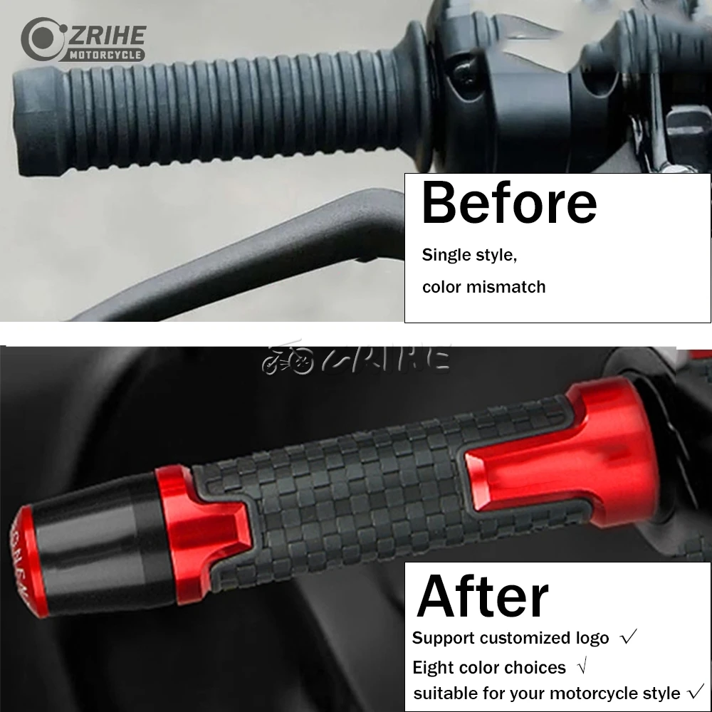 Motorcycle For Aprilia SHIVER 750 900 Shiver900 Shiver750 ABS 2007-2023 2024 7/8'' Handle Bar End Weights Handlebar Grips Cap 4