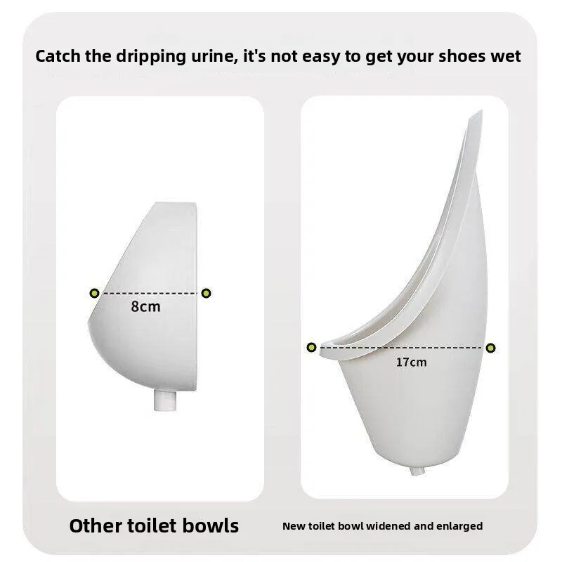 Simple urinal adult standing wall-mounted urinal baby children's toilet elderly urinal boy treasure bedroom