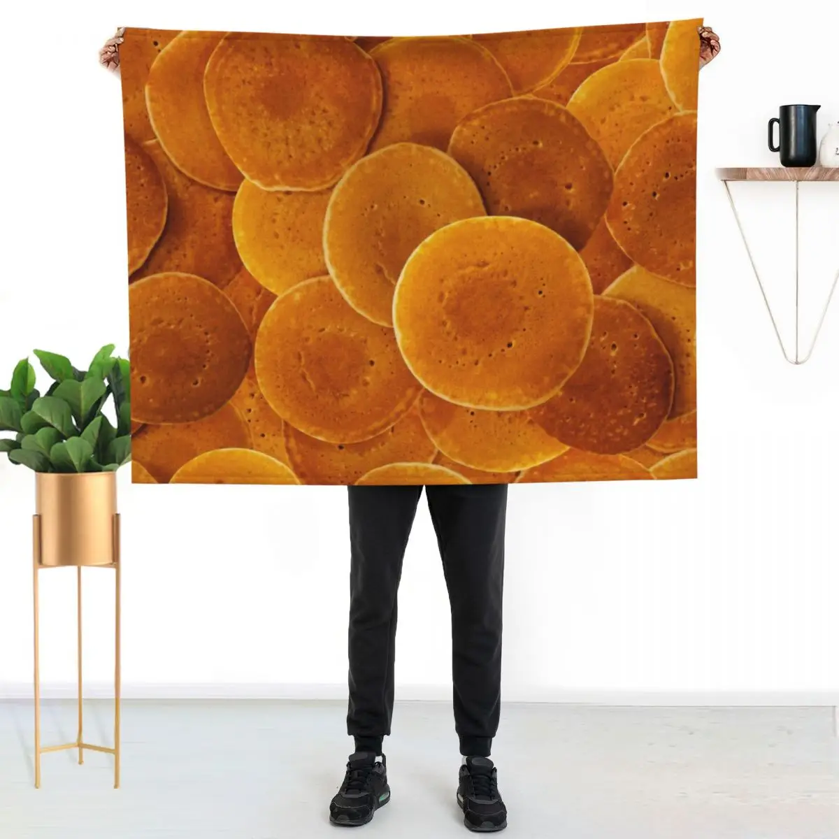 Pancakes Seamless Pattern Throw Blanket christmas decoration Single Thins Bed Fashionable Winter beds Hairys Blankets