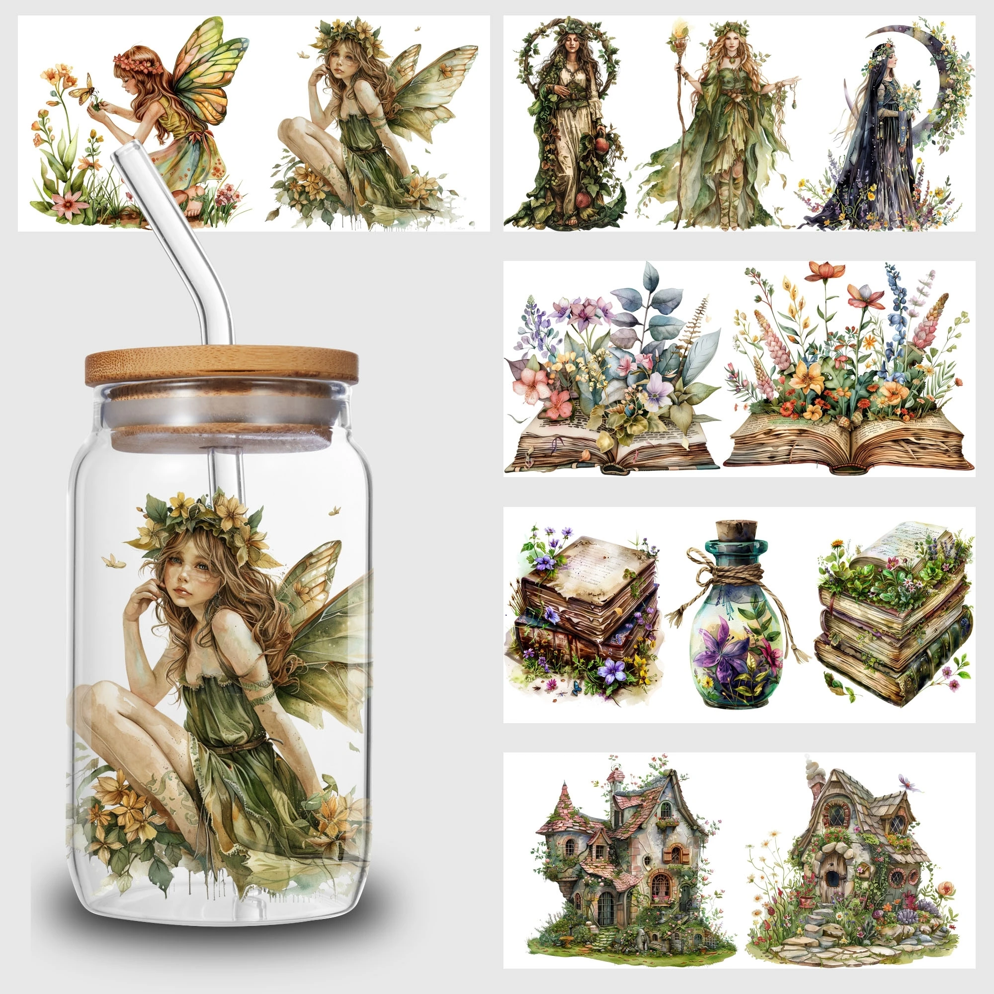 5 Sheets Fairy Uv D… - image