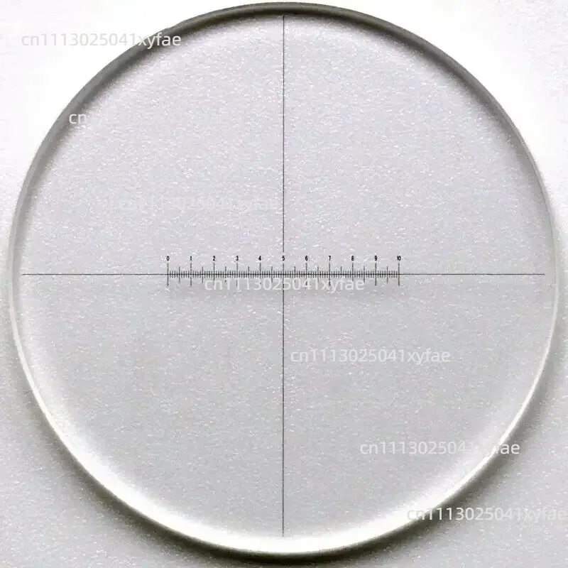 17.8-26mm Microscope Calibration Slides Eyepiece Reticle Ruler Optical Glass Lens Micrometer