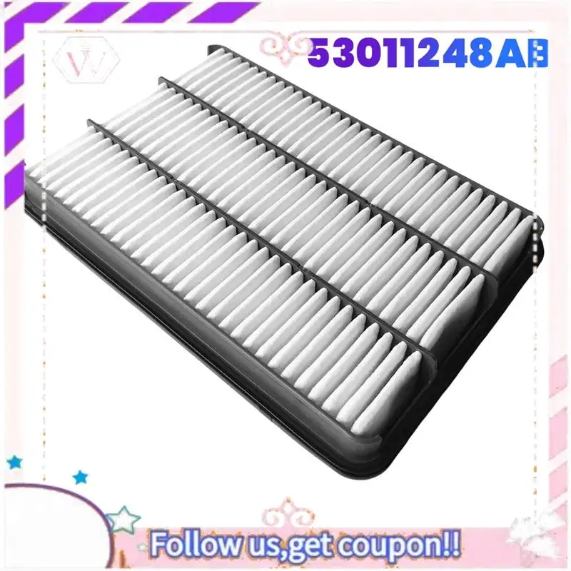 

Простые в использовании автомобильные фильтры двигателя, картридж воздушного фильтра, вставка воздушного фильтра двигателя 53011248AB для Dodge Ram 2021-2024