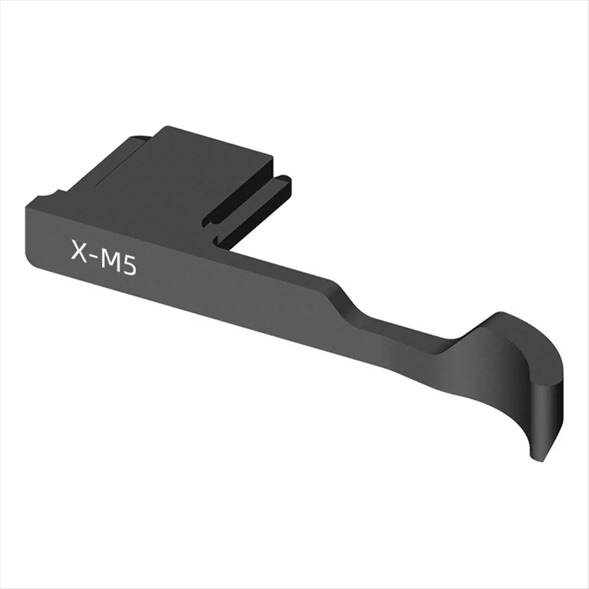 Super Sale Hot Shoe Cover Built-in Silicone Pads Camera Thumb Rest Thumb Up Grip Finger Handle for Fujifilm X-M5 Black