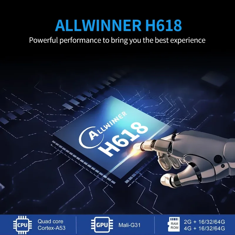 TV98 ATV สมาร์ททีวีสติ๊ก Android 14 Allwinner H618 กล่องทีวี 2GB 16GB รองรับ OTA 8K เครื่องเล่นมีเดีย Wifi6 HDR10 รีโมทสั่งงานด้วยเสียงกล่องทีวี
