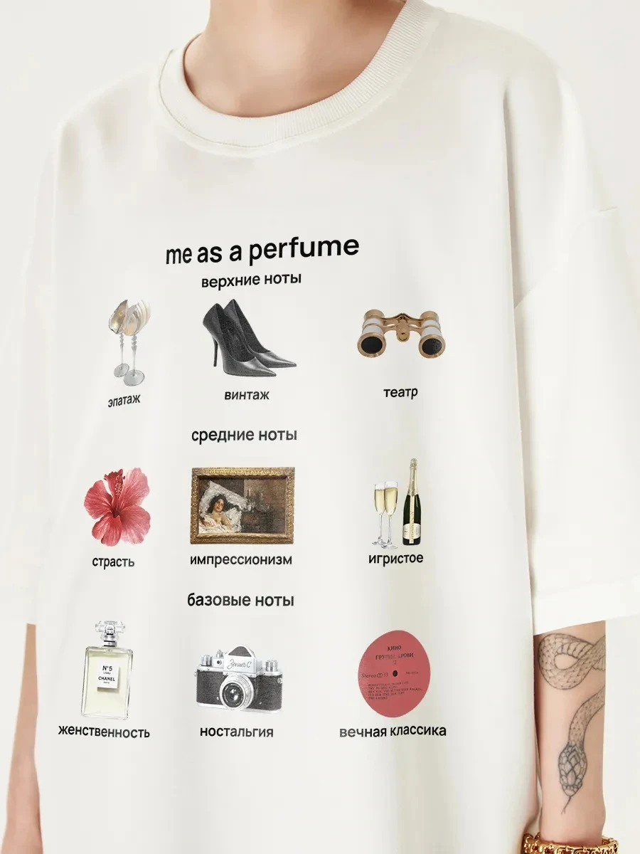 تي شيرت Faionable كاجوال فضفاض مستدير Ne مطبوع ort Sve تي شيرت نسائي صيفي قطني مريح يسمح بمرور الهواء