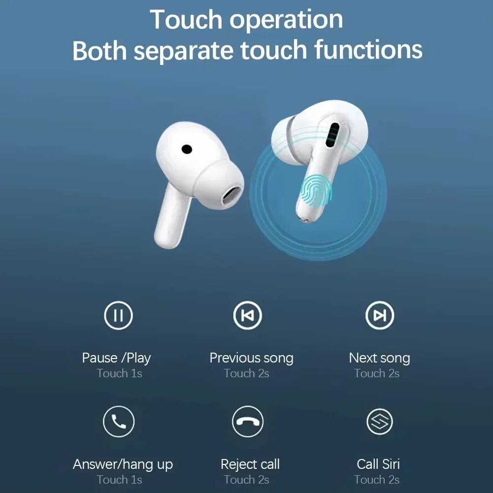 Xiaomi Auricolare wireless TWS Bluetooth5.3 Auricolare In-Ear Auricolari Touch Control ANC Cuffie con cancellazione del rumore con microfono per il telefono