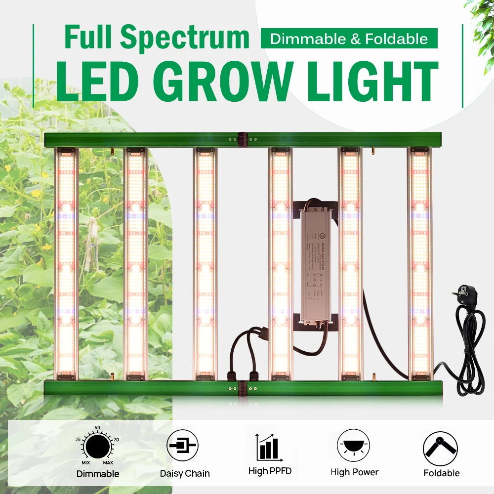 SMD3030 Quantum Tech LED Grow Light 240W 320W 400W Full Spectrum Phyto Lamp for Indoor Plants Hydroponics Veg Flower