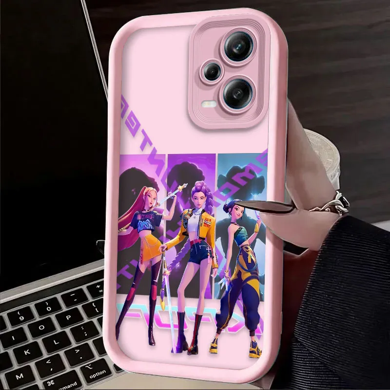 Чехол K-Kpop D-demon H-Hunters для Xiaomi Redmi Note 13 14 12 11 Pro Plus 5G 14S 12S 11S 10S 10 9 Redmi 14C 13C 12C 12 4G Cover