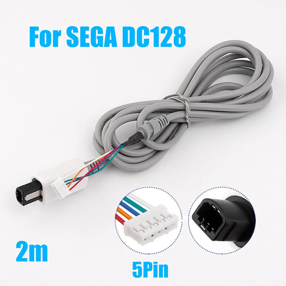 Cable para SEGA Dreamcast DC128, cable de extensión para mando de consola de juegos, cable de conexión para mando, cable de repuesto para Joystick