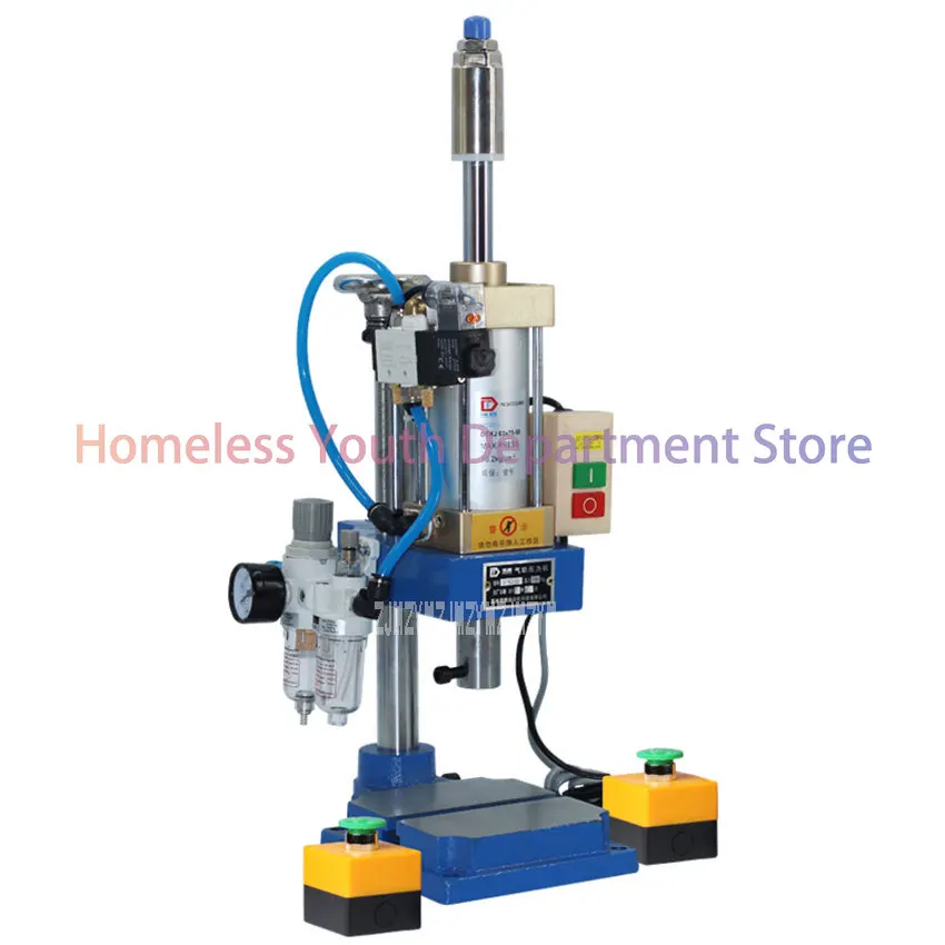 

DT-63 Bench Pedal Pneumatic Press Small Adjustable Mechanical Press Pneumatic Machinery Punching Printing Machine 110V/220V