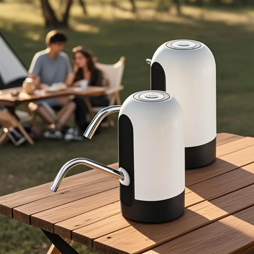 Bomba dispensadora de agua recargable por USB, un gran regalo de Navidad para mamás y familias. Perfecto para la fórmula del bebé en casa y viajar