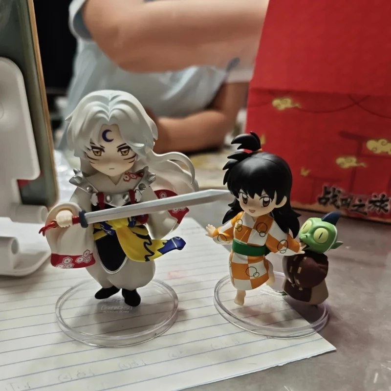 

Popmart GONG Inuyasha Journey Through The Sengoku Period Series Blind Box Cute Cartoon Anime Desktop Decoration Collectible Toys