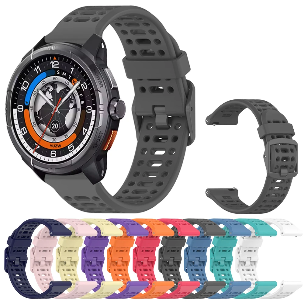 band For Haylou watch Solar 5 Pro Ultra/S6 R8 S8 RS5/LS02 Pro/RT3 RS3 GST/RS4 Plus correa bracelets rubber 20mm 22mm watch strap