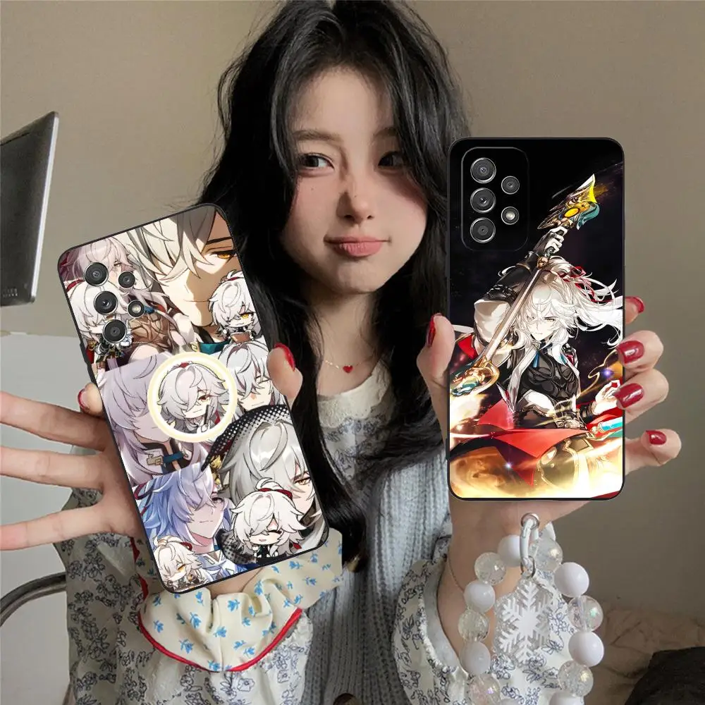 HSR JingYuan Phone Case for Samsung Galaxy M55 54 42 35 34 33 32 23 22 15 14 13 12 F55 5G Soft TPU Shockproof Cover