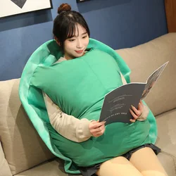 80/100CM Turtle Shell Sleeping Bag Stuffed Soft Pillow Cushion Creative Tortoise Shell For Adult Best friend Cosplay Gifts