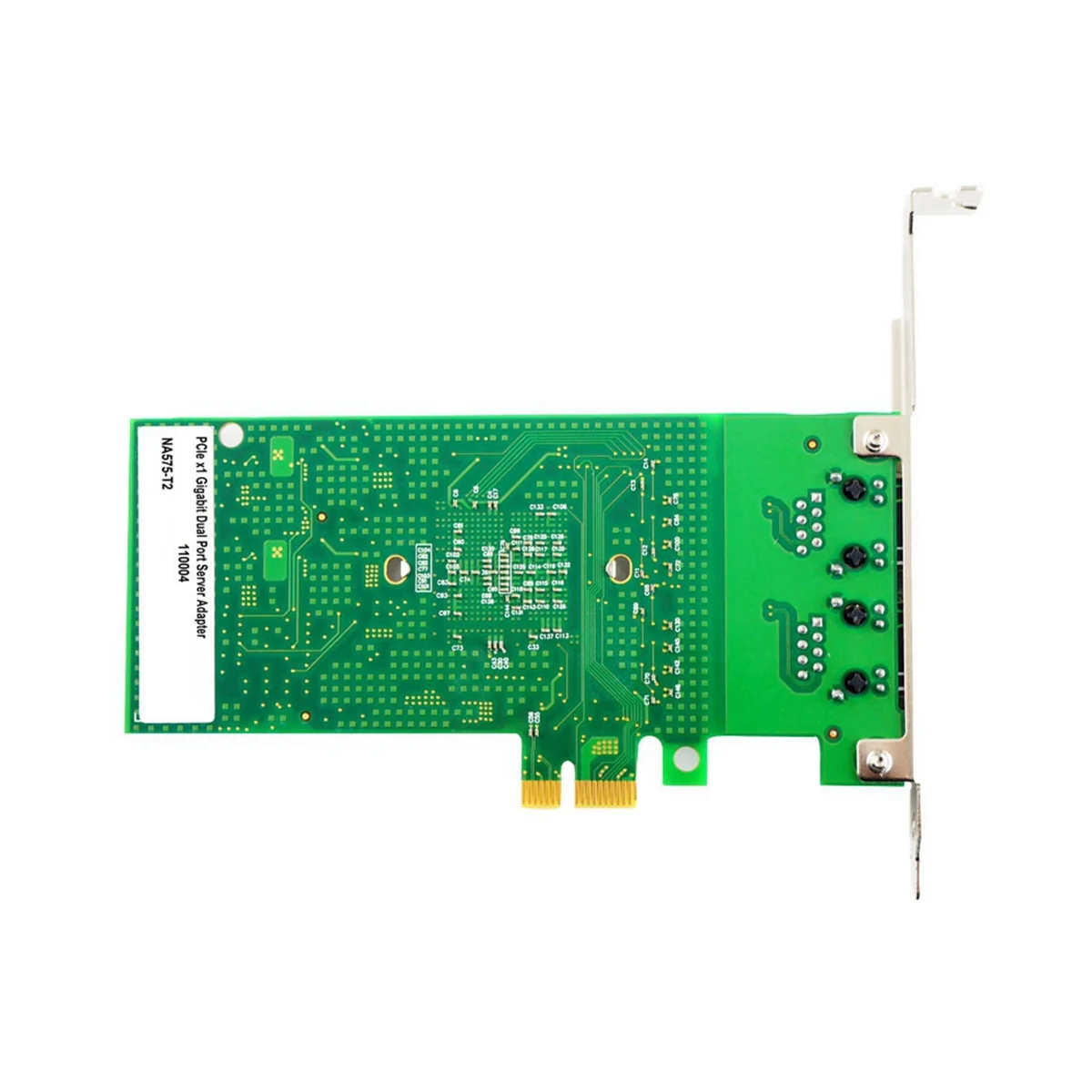 AT87-NA82575-T2 PCI-Ex1 Gigabit Dual Electrical Server Network Card 82575EB Chip Desktop Network Card