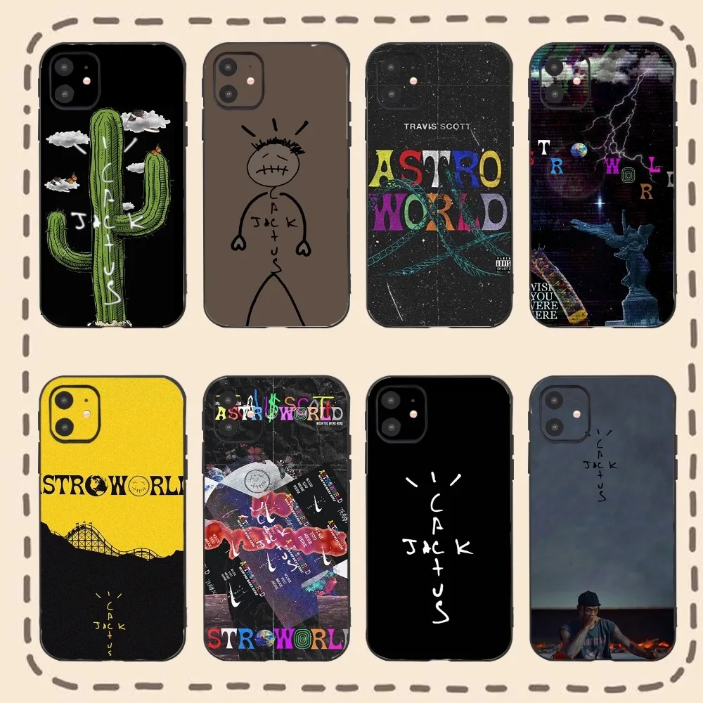 Travis Scott Huncho  ASTROWORLD TOUR Phone Case For Iphone 15 11 13 14 16 Pro Max 7 8 Plus X Xr Xs Max Se2020 12mini Cover Case