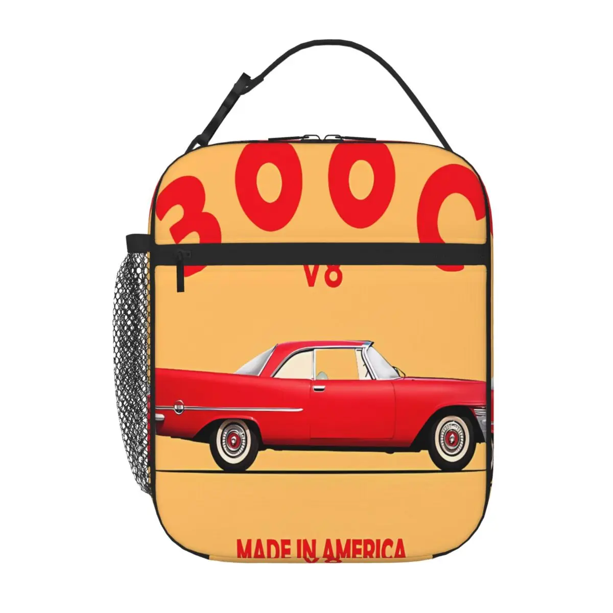 Bestselling Chrysler 300c 1957 Mark Rogan Transparent Fashionable Cooler Lunch Bag Family Picnic Insulated Tote