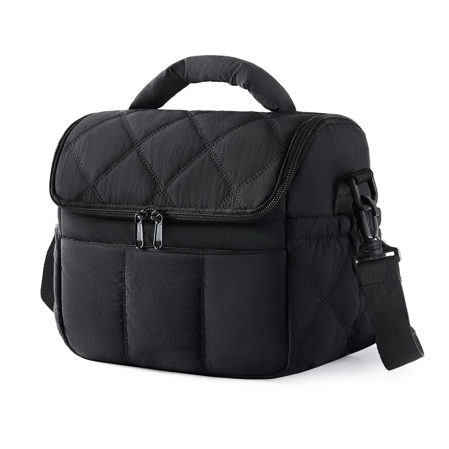 New Nylon Portable Lunch Bag Reusable Multi-functional Insulated Lunch Box Leakproof Insulated Bag Women Special Purpose Bags image 5