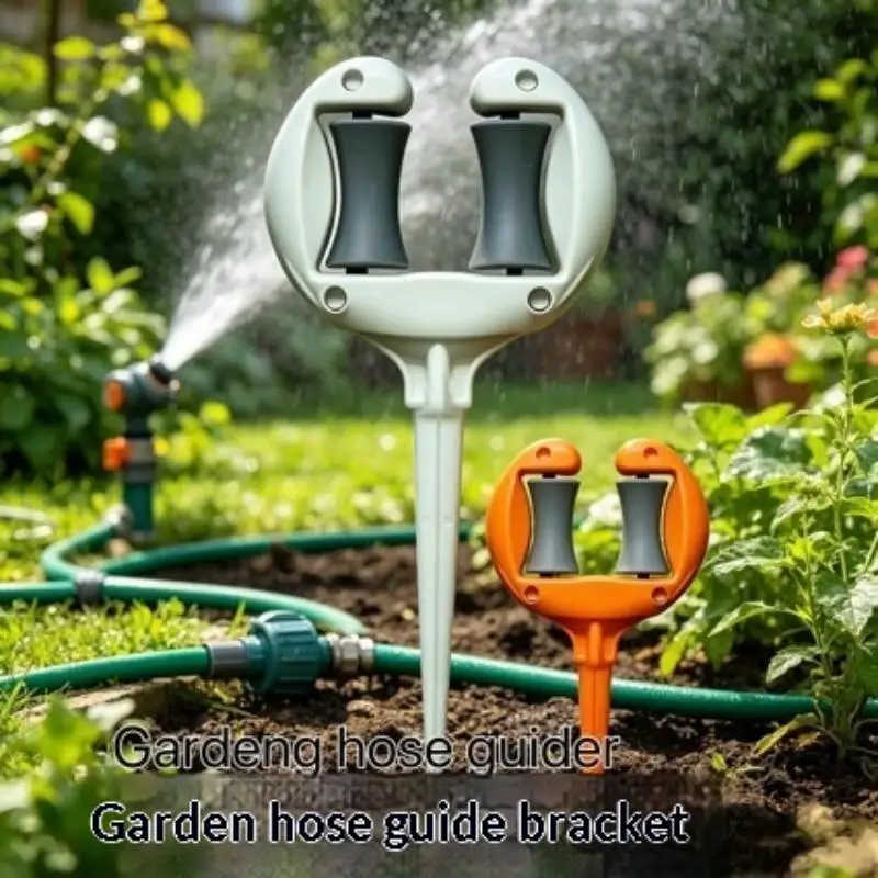 Hose Guide Nail Made of Quality ABS, Secure Water Pipe Positioning Roller, Perfect for Home Garden Yard Lawn Irrigation