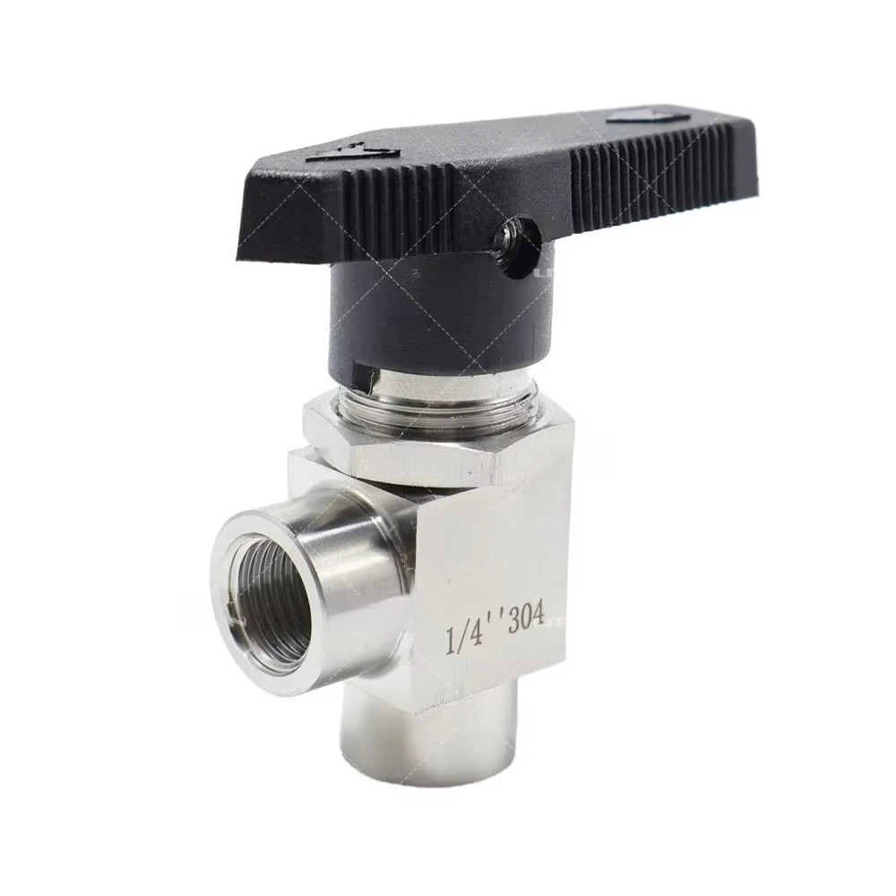 Right Angle Ball Valve 304 Stainless Steel Internal Thread Ball Valve 