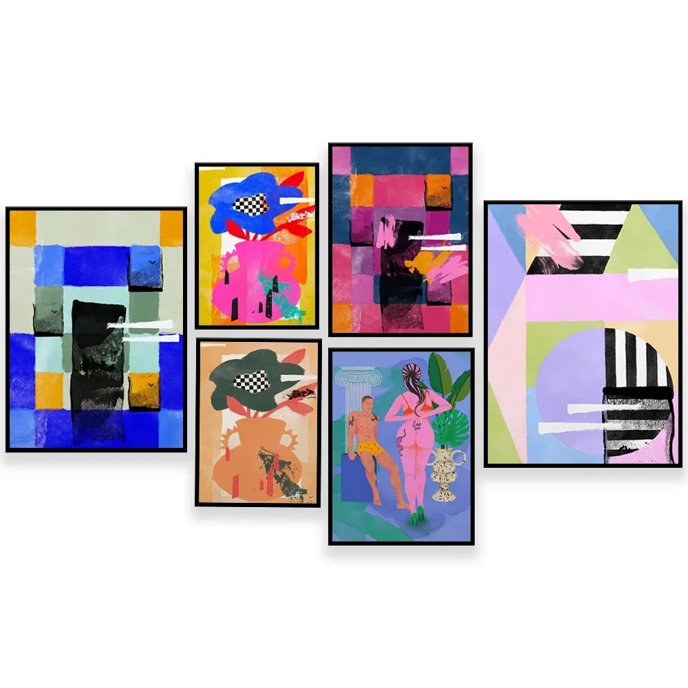 Printable Wall Art Abstract artELIER Watercolor Collection: 
