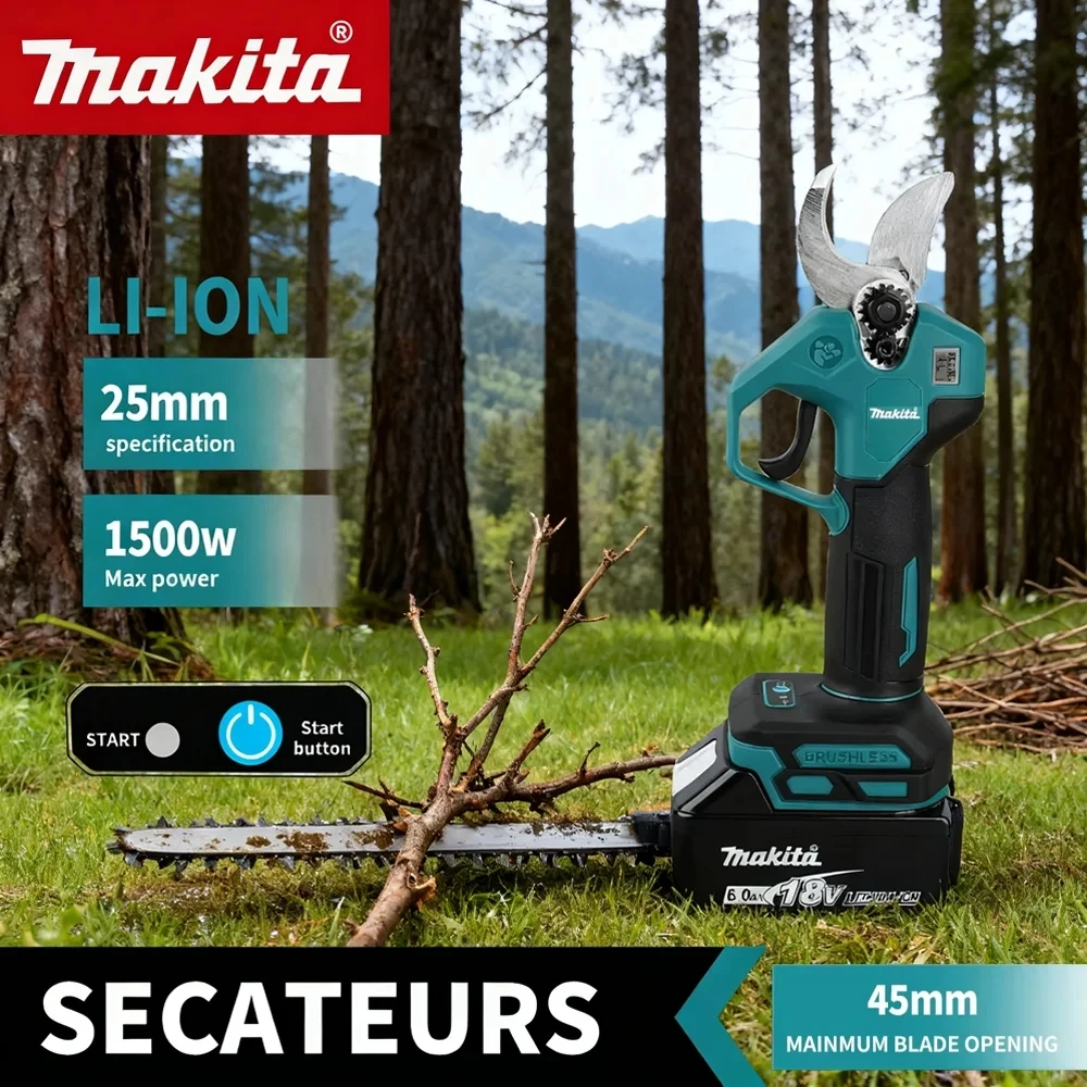 

Makita Brushless Cordless Electrician Scissors Pruning Shears Cutter Wireless Drills Tools BL1840BL1830B BL1850B BL1850 BL1