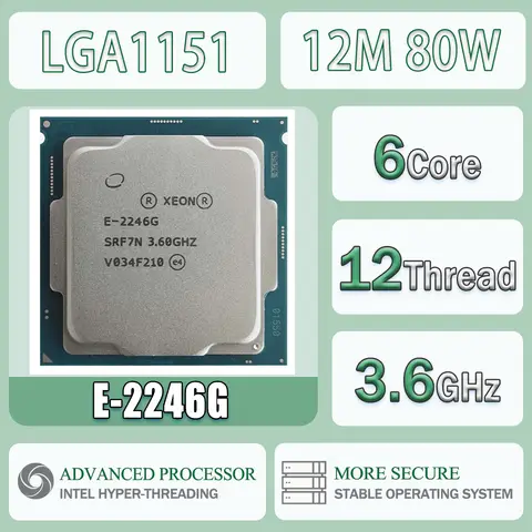 Xeon E2246G Processor - AliExpress