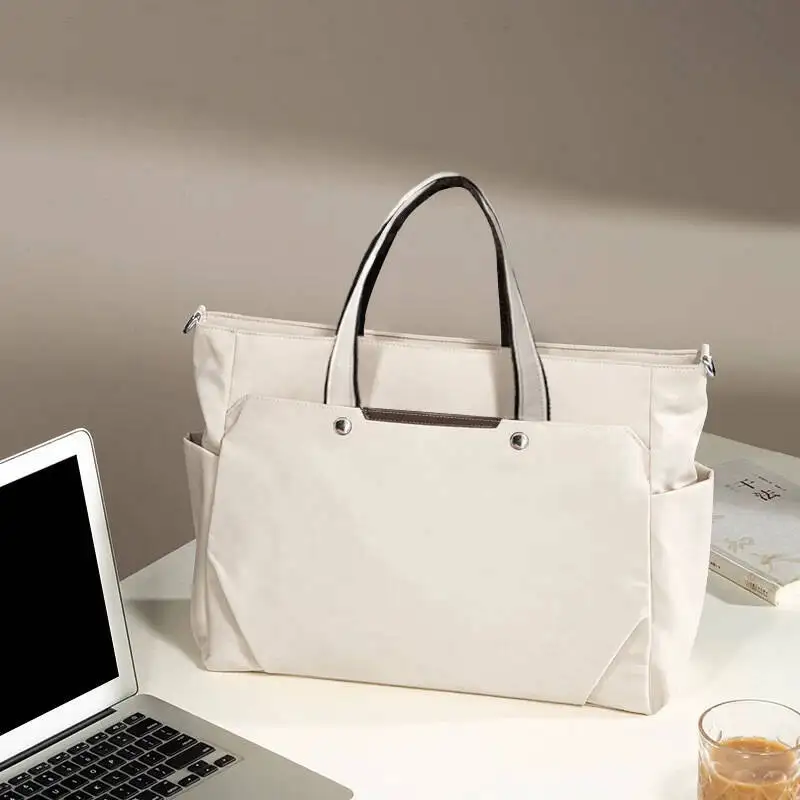 New Business Sports Backpack Commuting Briefcase Women Laptop Handbag Large Capacity Lightweight Single Shoulder Casual Tote