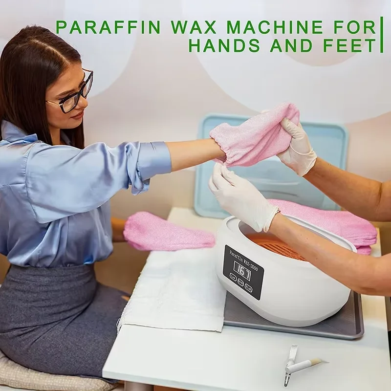 Paraffin Wax Heater Bath Wax Pot Warmer Beauty Salon Spa Smooth Soft Skin Care Wax Machine for Wax Melts Hand Foot Therapy Tool