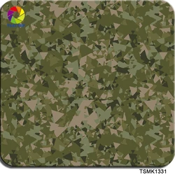 TSAUTOP  0.5m*2m/10m TSMK1331 digital camo patterns water transfer film hydrographic film