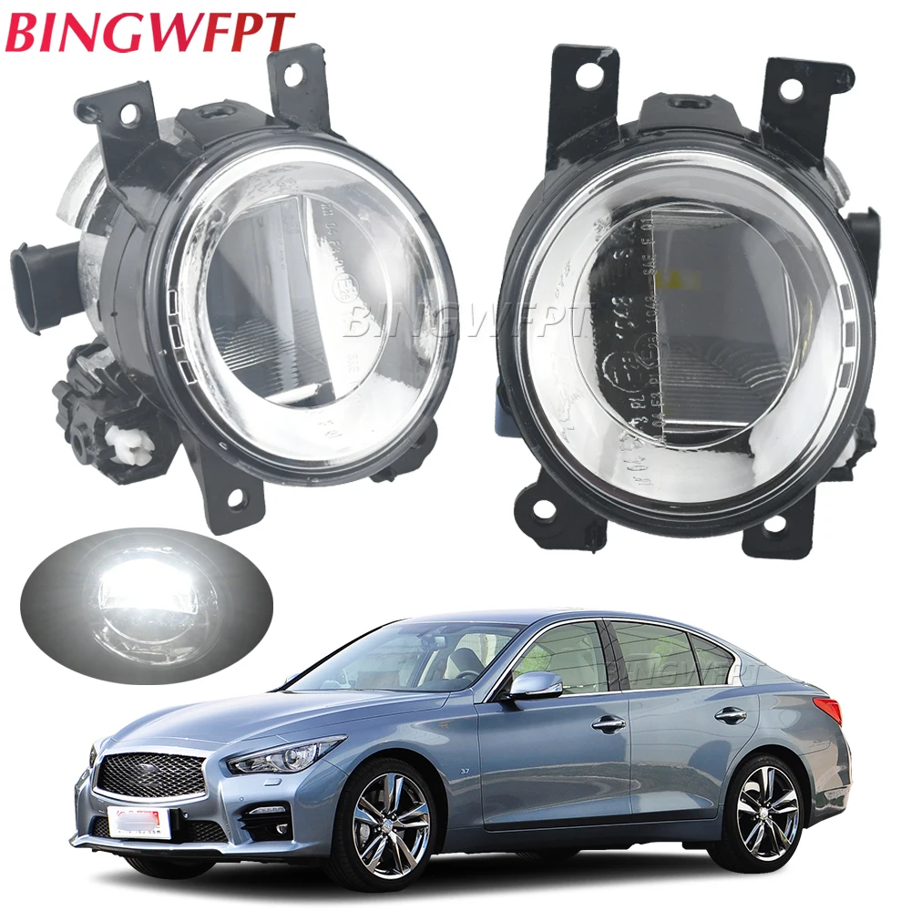 

Fog Lights For Infiniti Q50 Q50L Q70 Q70L QX50 QX60 QX80 LED Foglights Headlight Car accessories