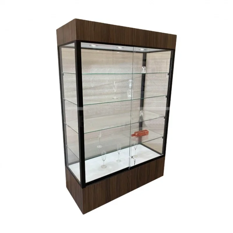 Custom. keway custom glass display cabinet New Design display showcase for jewelry store