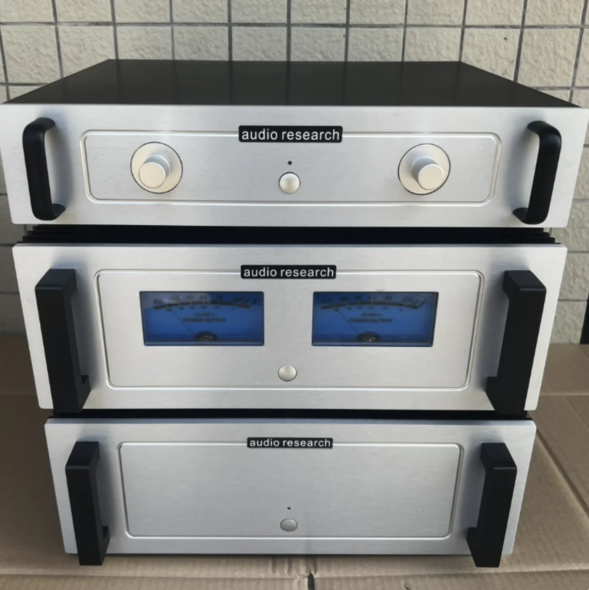 Audio research All aluminum amplifier chassis / Preamplifier case / AMP Enclosure DIY box (430 *90*308mm)
