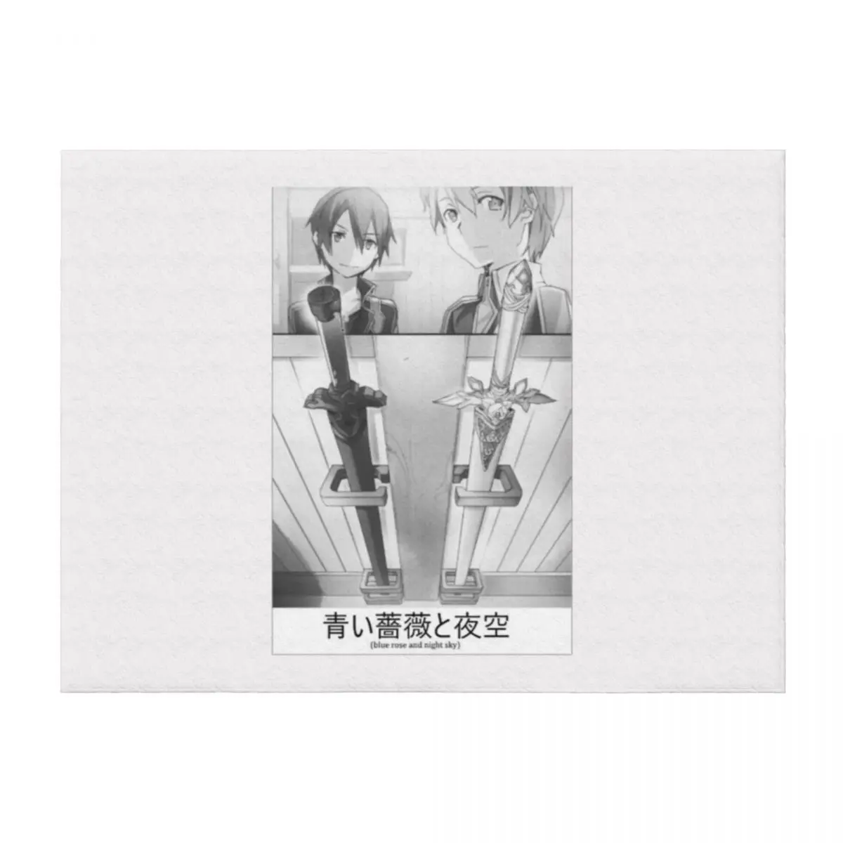 

Sword Art Online: Alicization - Blue Rose and Night Sky Sword T-Shirt Throw Blanket Luxury Brand For Sofa Thin Blankets