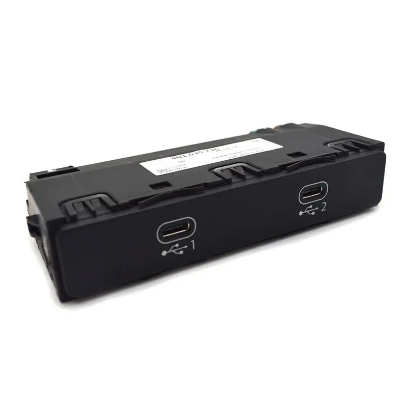 Car Center Console Type-C Charging Port Module Unit Double Sockets 4N1035736, 4N1 035 736 For A6 Allroad 2019-2024