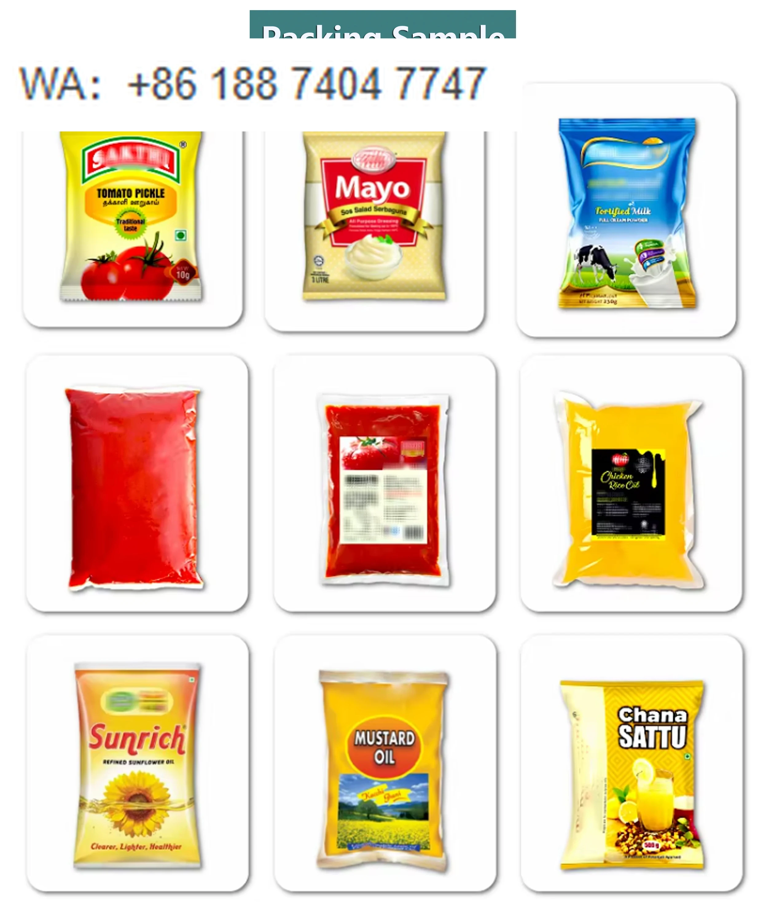 Automatic VFFS Liquid Ketchup Filling Packing Machine Vertical Laundry Detergent/Salad Sauce Stick Packing Machine