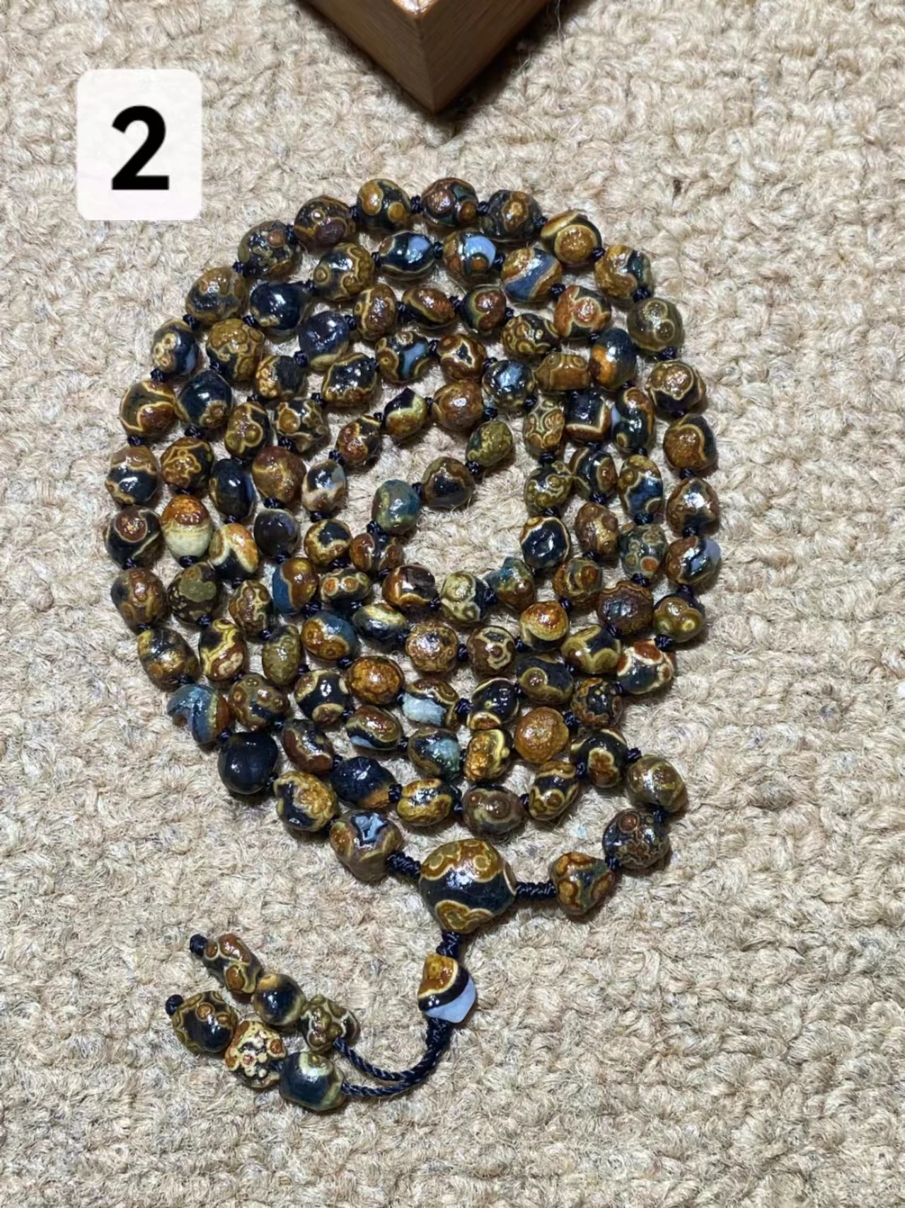 1pcs/lot Natural Gobi Agate Rough Stone with Pendant Necklace World Treasure Collection Magical Strong Energy Amulet Unique image 2
