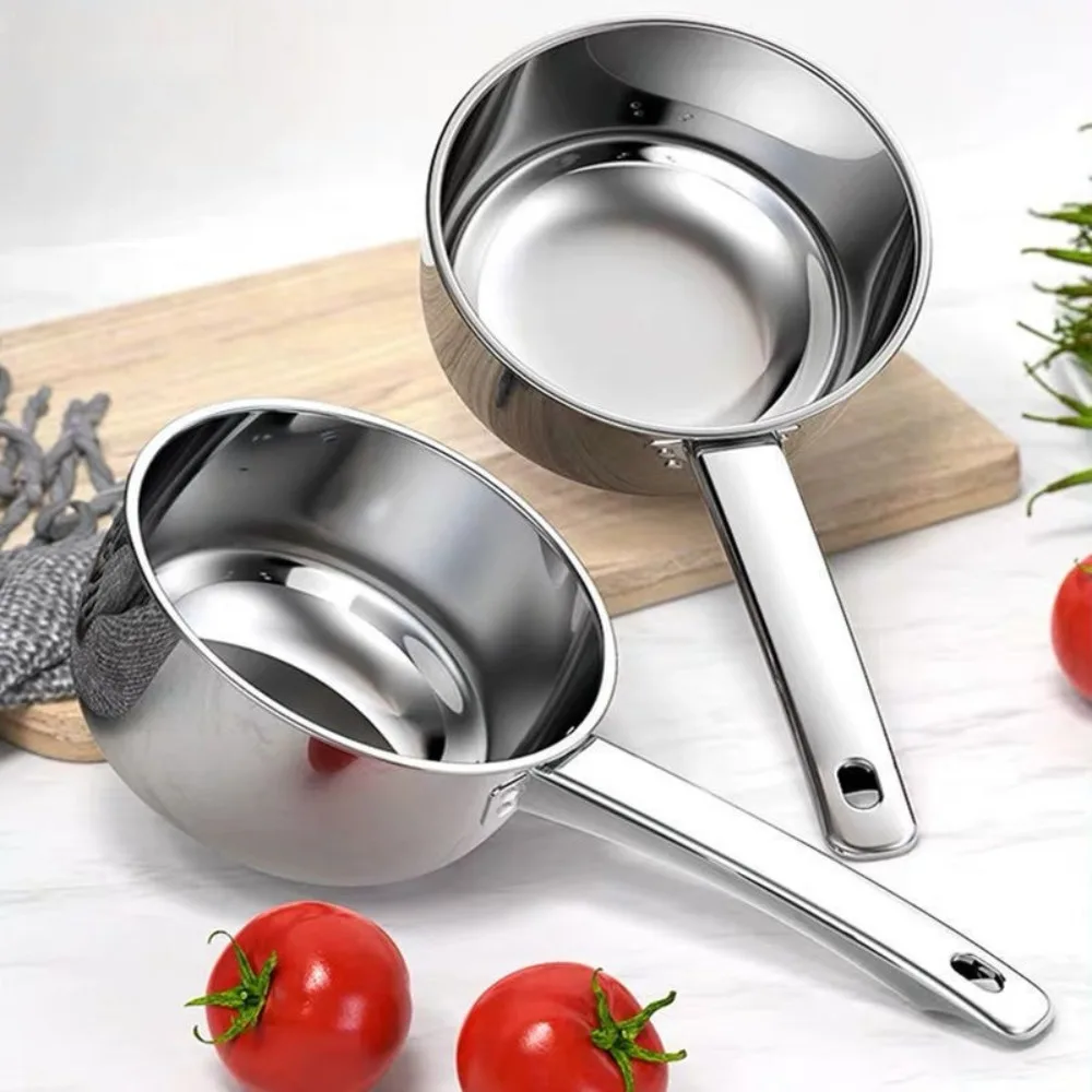 

Durable Stainless Steel Non-stick Pan Noodle Pot Thickened Kitchen Accessories Milk Pot Tableware Pan Household