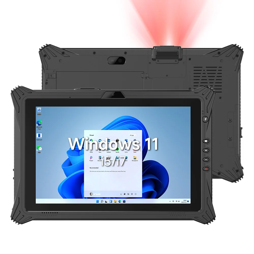 ODM/OEM Windows 11 Rugged Tablet Pc,Fingerprint, NFC, IP65 Waterproof,i5/i7,barcode Reader, 5G,HDMI,10.1 Inch Industrial Tablet