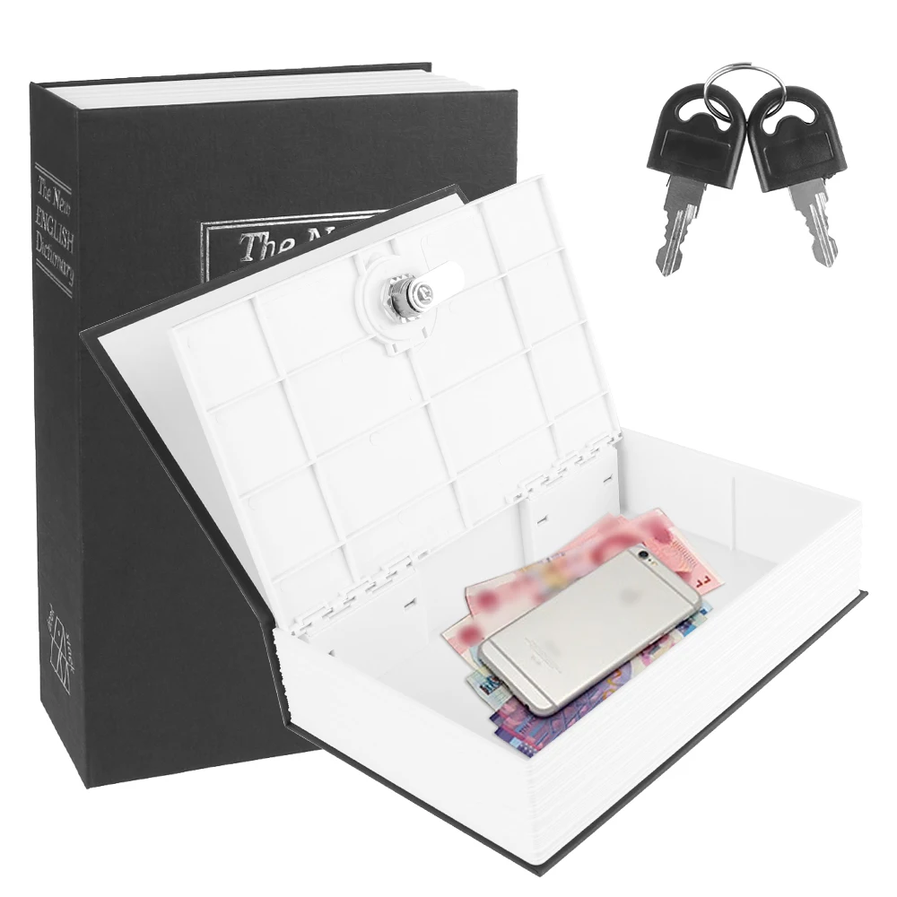 With Combination Lock Money Hidden Key Safe Box Jewellery Lock Box Key Box Locker Cash Bill Money Coin Storage Dictionary Book
