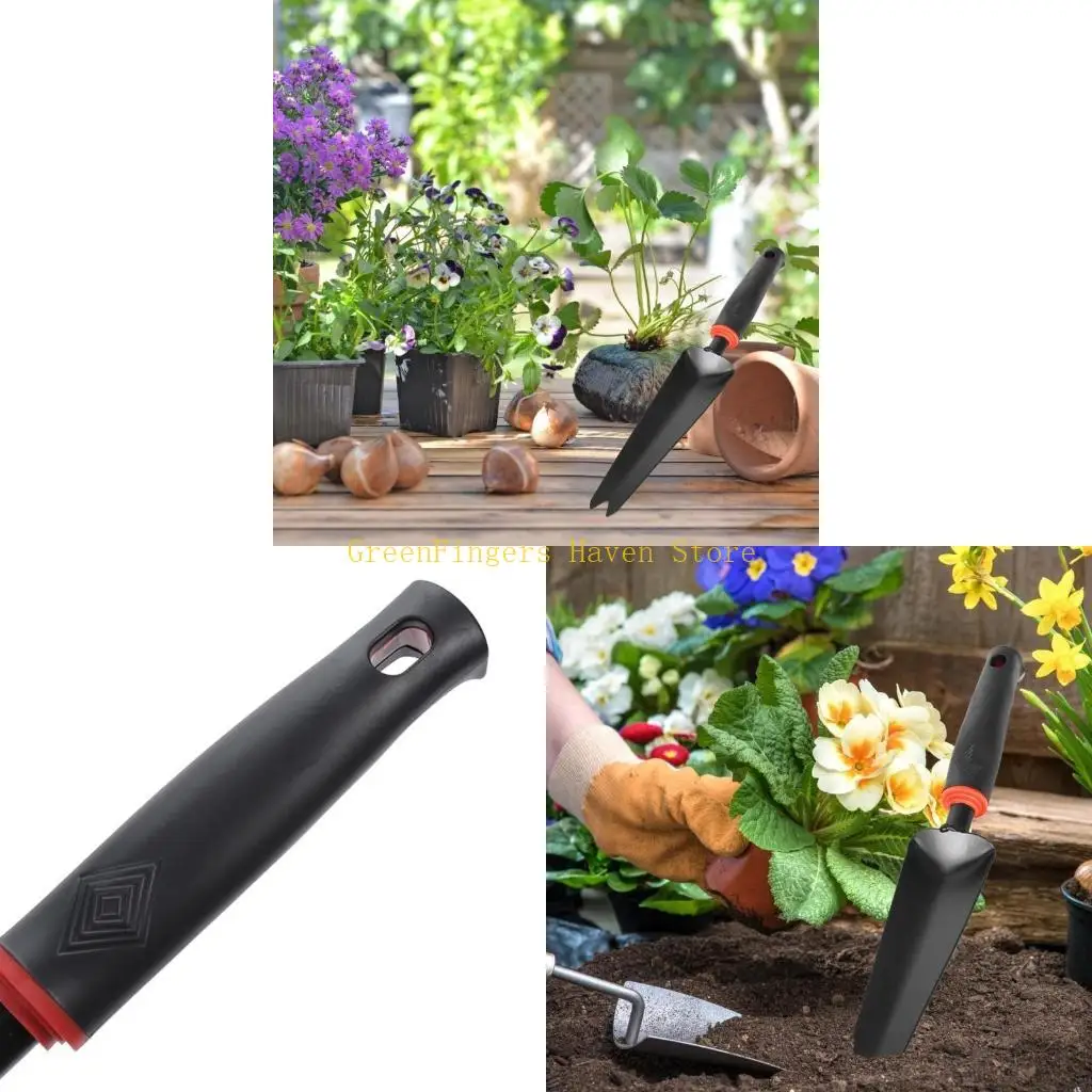 

F68D Small Rakes Shovel Spades Multifunction Hand Planting Tool ABS Handle for Gardening