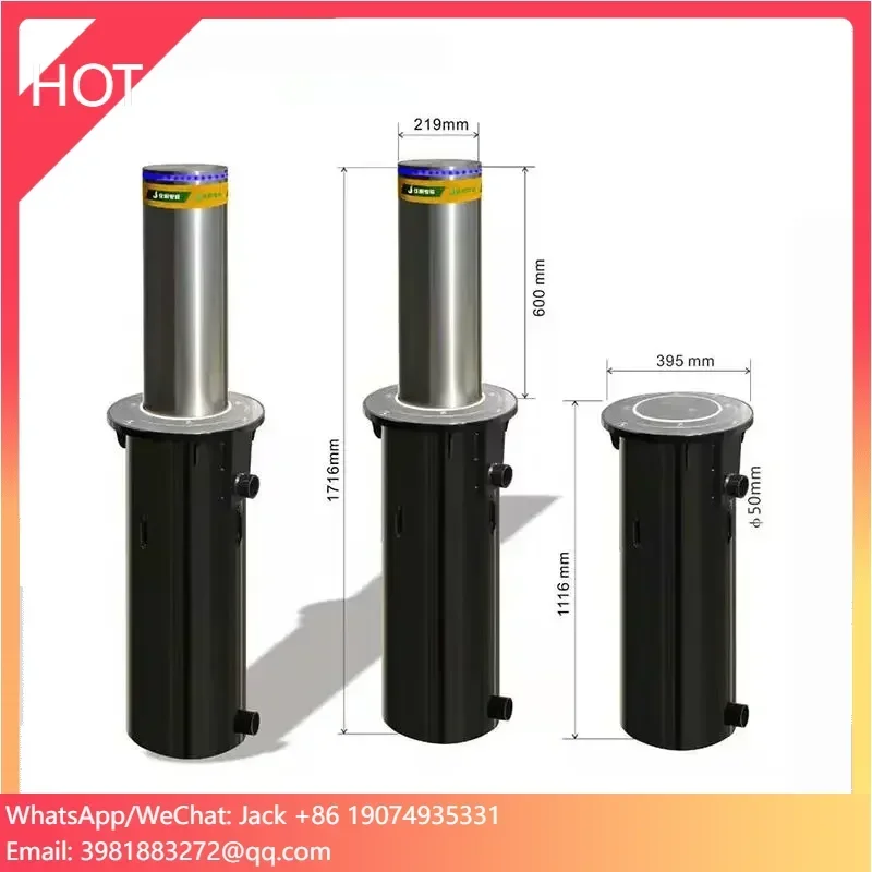 Factory Priced Security Hydraulic Automatic Rising Bollards Trafffic Barrier Rising Bollard