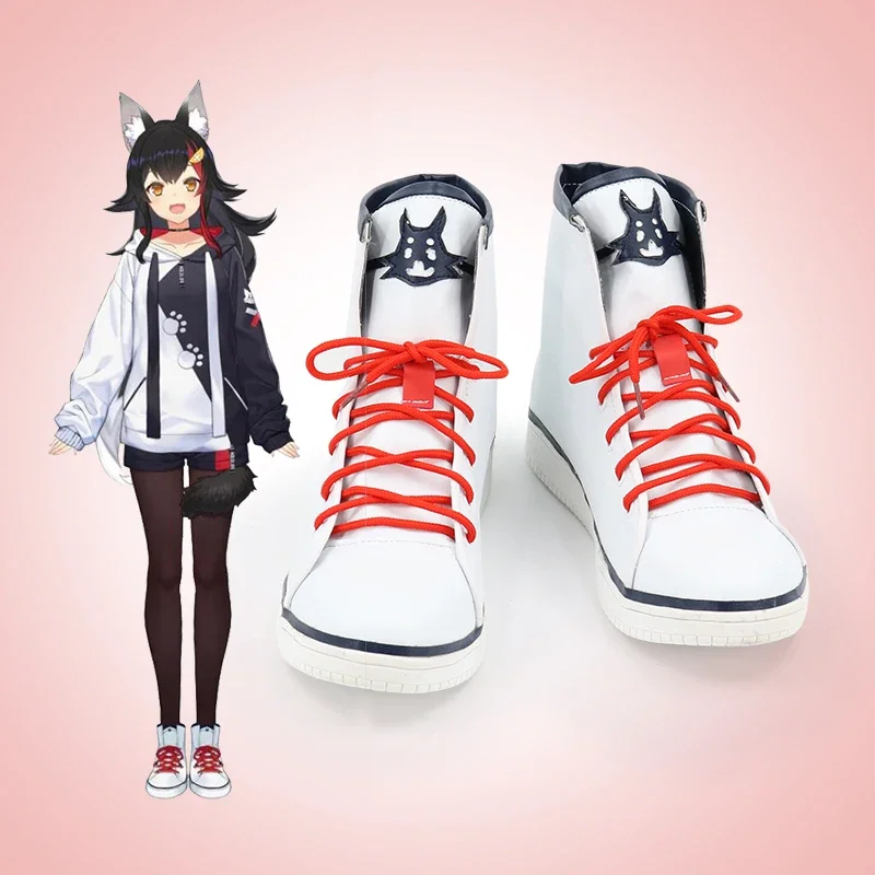 

Костюмы для косплея унисекс в стиле аниме Cos VTuber Hololive Ookami Mio, ботинки, обувь для Хэллоуина, карнавала, вечеринки, индивидуальный заказ