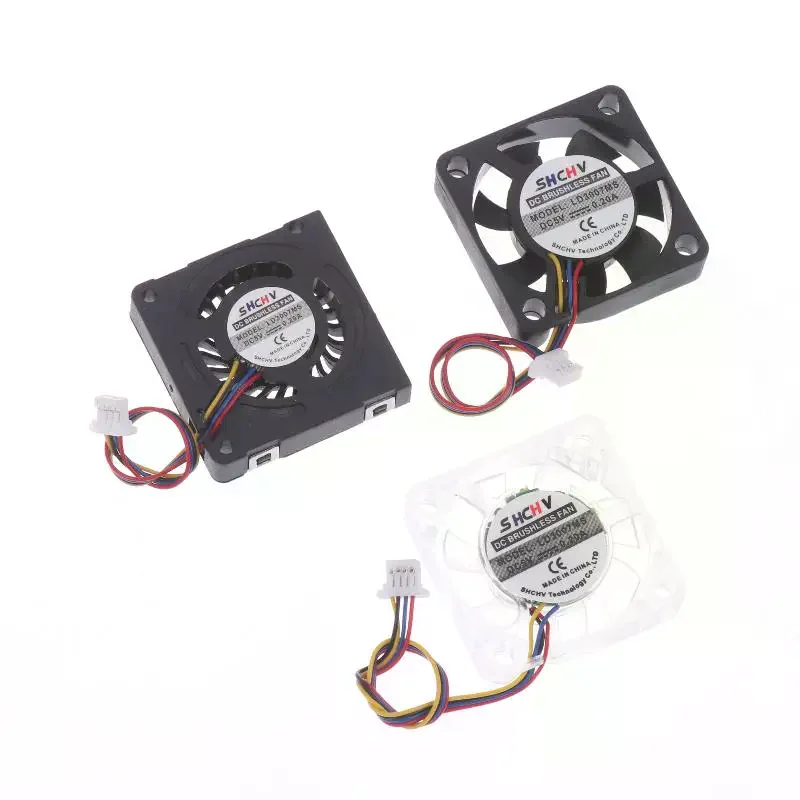 3007 PWM Speed Adjustable Fan CPU Cooling Radiator Cooling Fan 4Pin JST Interface For Raspberry Pi 5 Replacement Parts