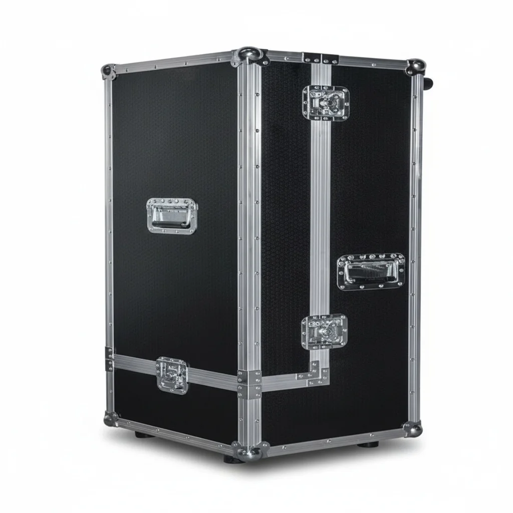 ATA Flight Case, Birch Plywood Aluminum Guitar Vault Case, Shockproof for Guitars, Custom Equipment Road Case, 520x758x825mm